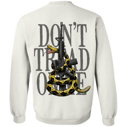We the People Don't Tread on Me Gadsden Flag Double Sided Crewneck Sweatshirt