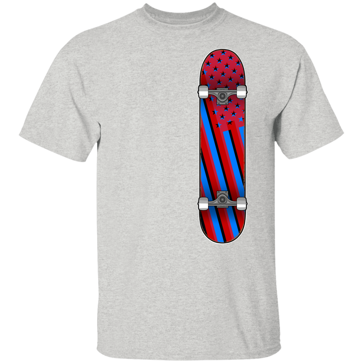 American Flag Skateboard Skateboarding Youth T-Shirt