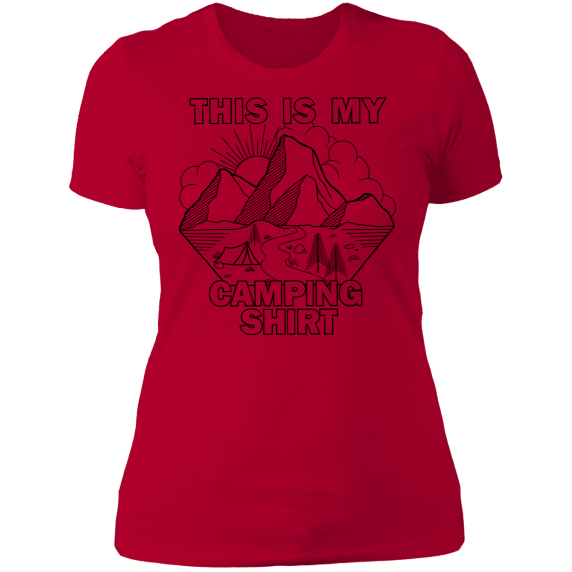Women's This Is My Camping Shirt T-Shirt