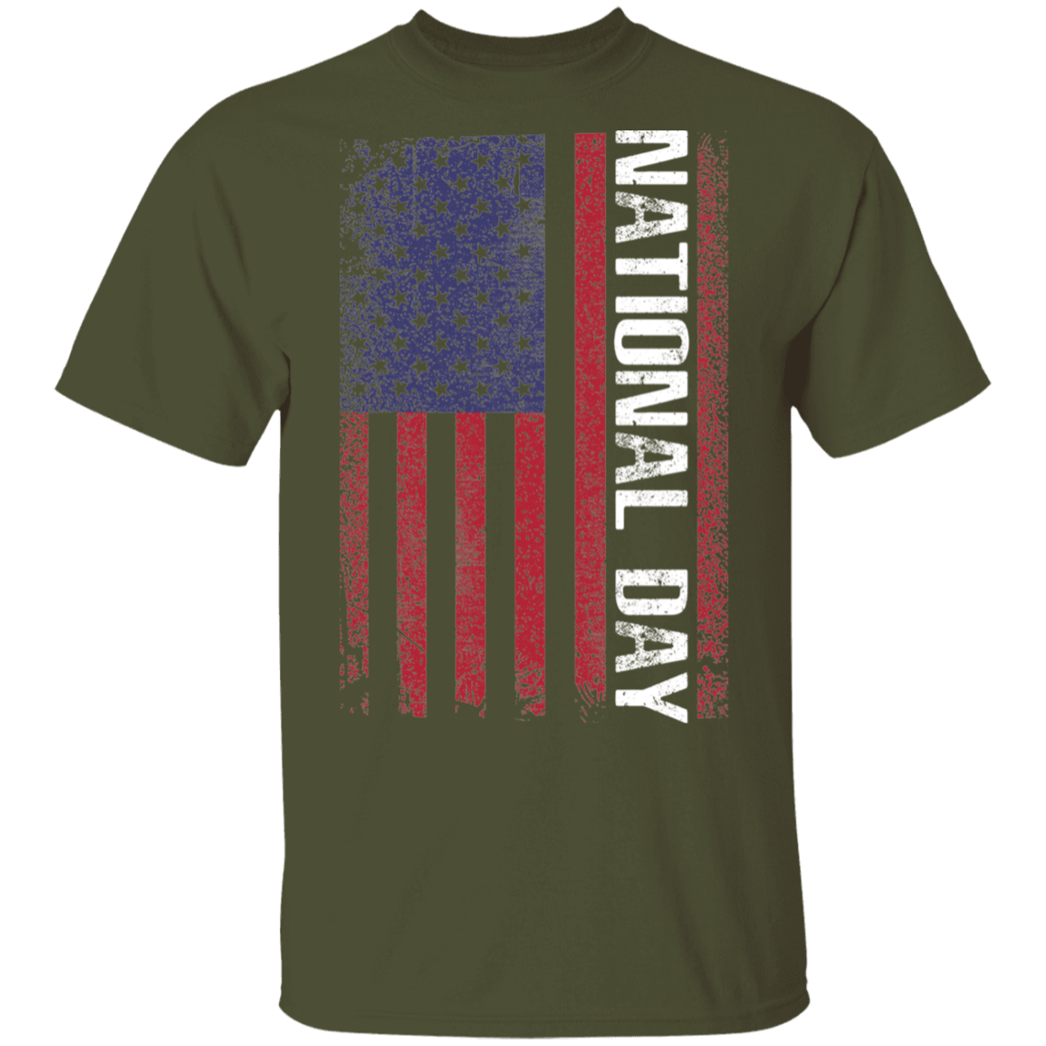 National Day American Flag  T-Shirt