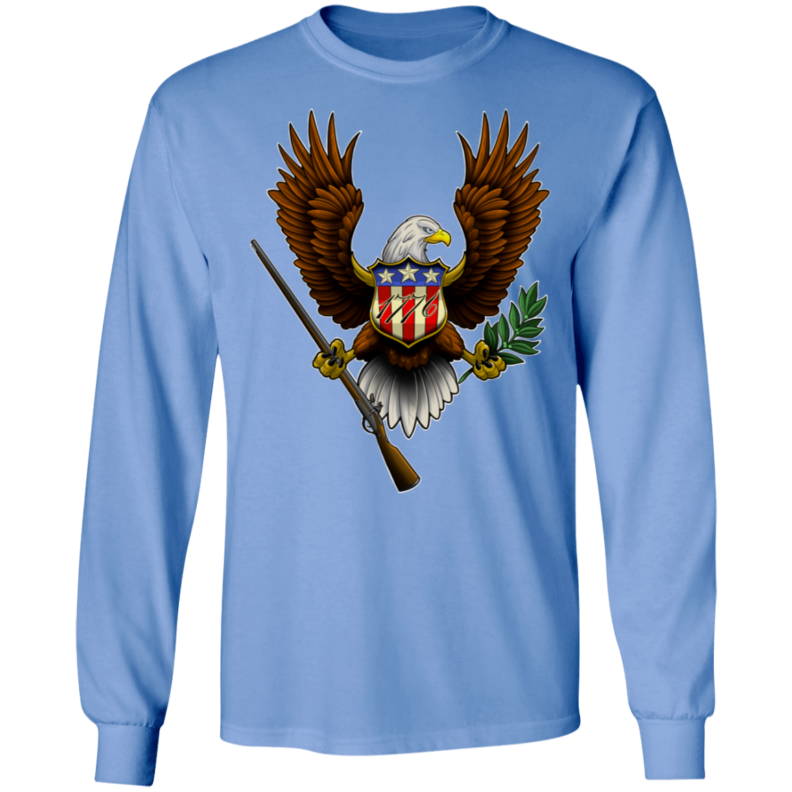 1776 American Bald Eagle Long Sleeve T-Shirt