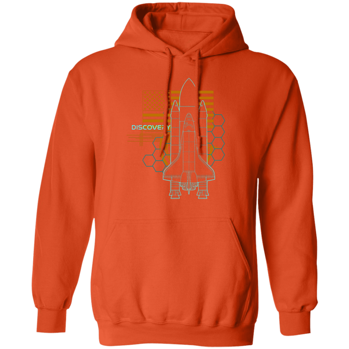 American Space Shuttle Discovery Pullover Hoodie