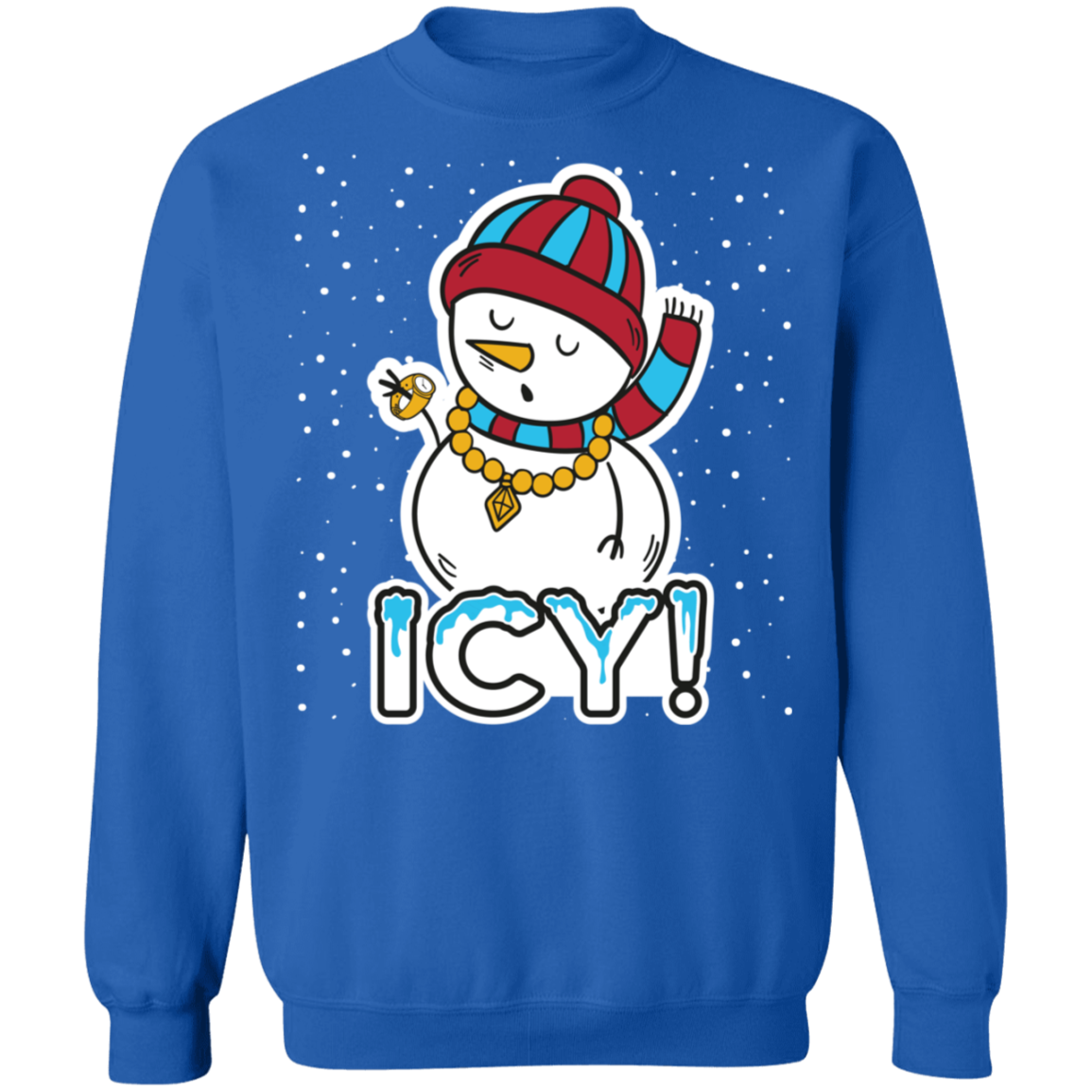ICY! Snowman Ugly Christmas Crewneck Sweatshirt