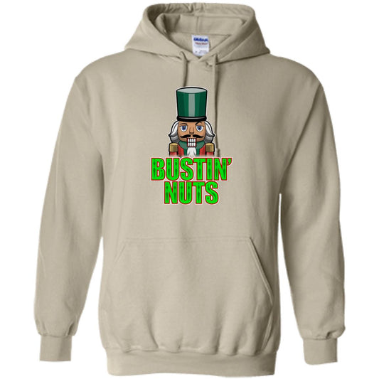 Bustin' Nuts Nutcracker Funny Christmas Pullover Hoodie