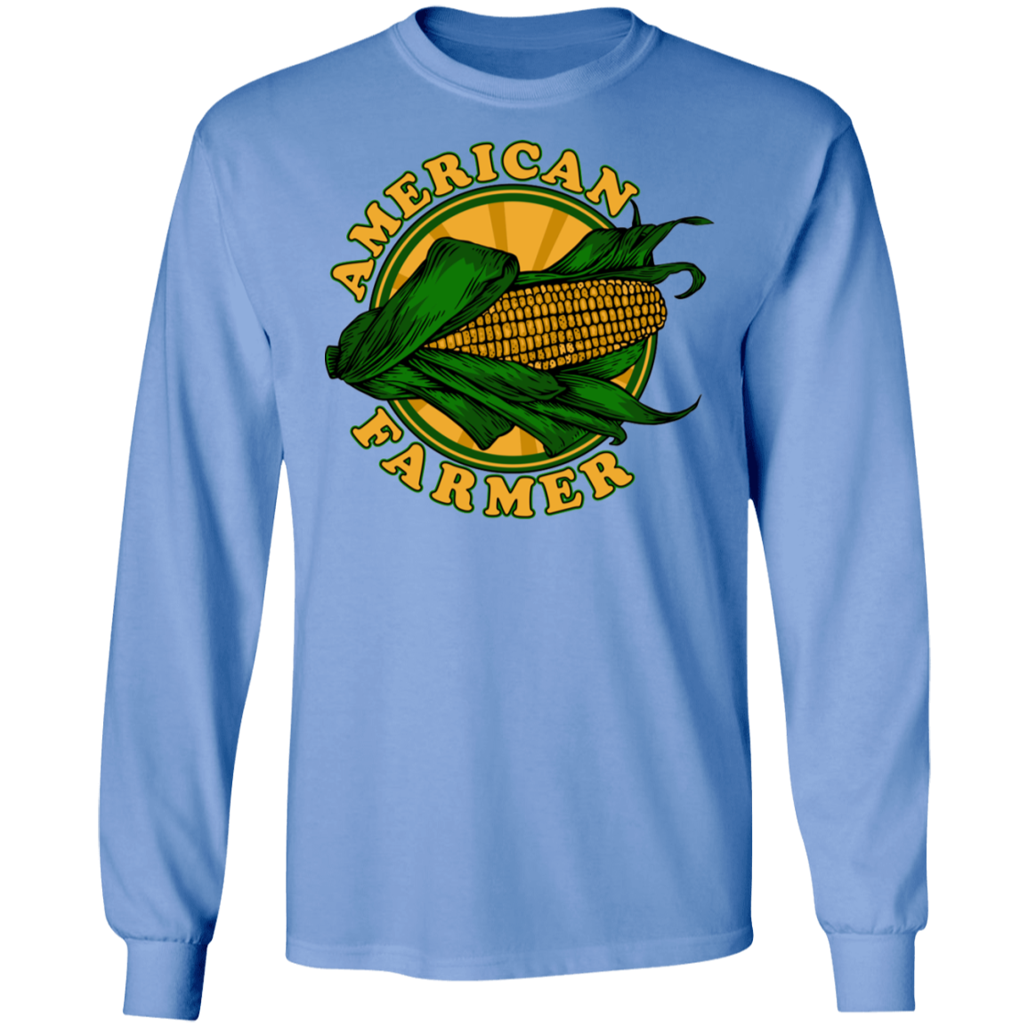American Farmer Corn Husk Long Sleeve T-Shirt