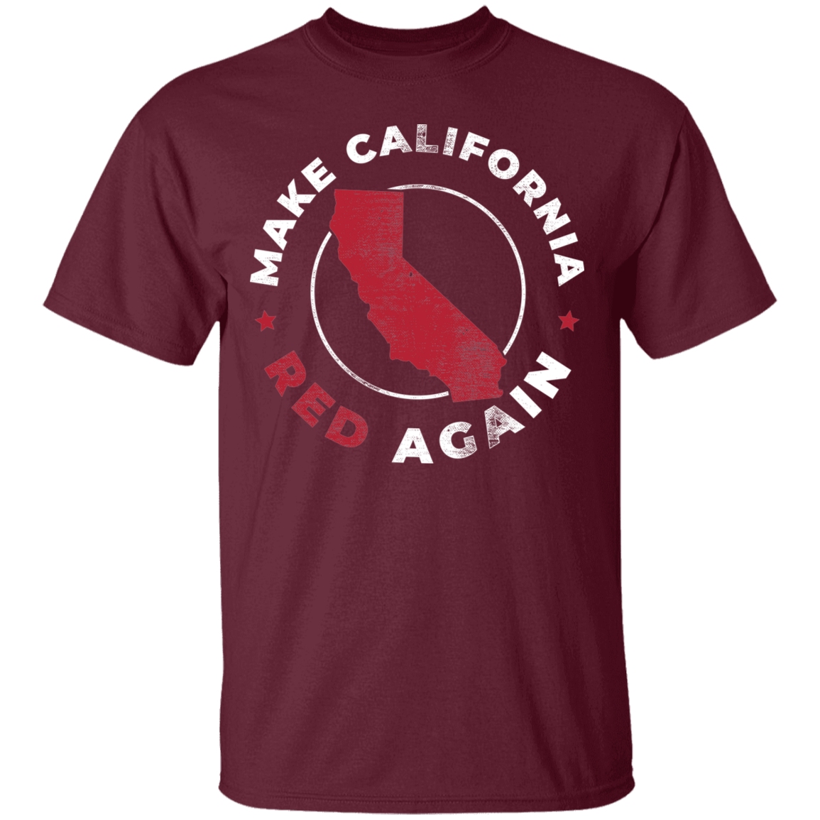 Make California Red Again Republican T-Shirt