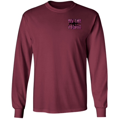 We the People United We Stand Double Sided Long Sleeve T-Shirt