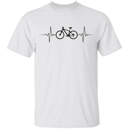 Mountain Biking Biker Heartbeat Youth T-Shirt