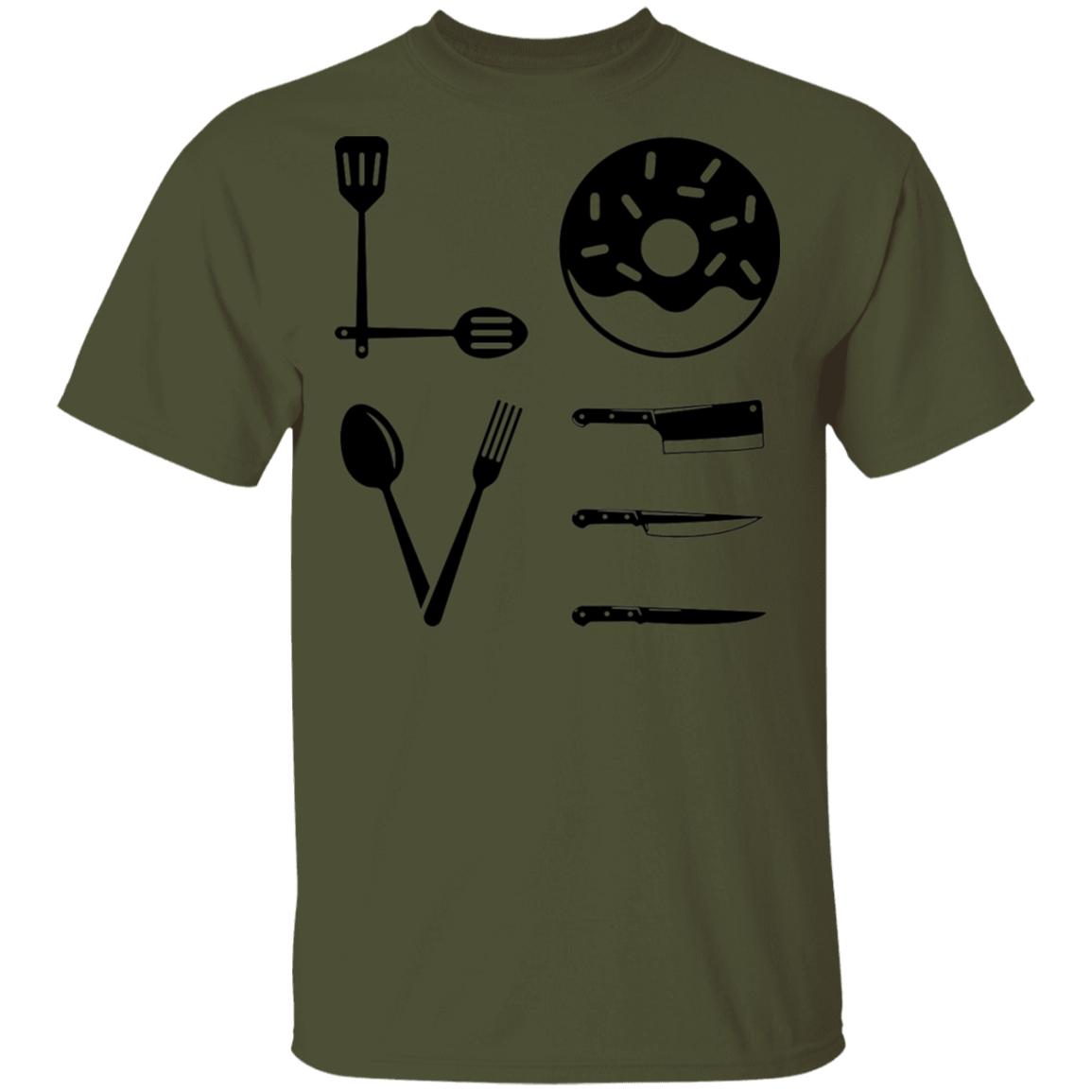 Love Food Cooking Chef T-Shirt