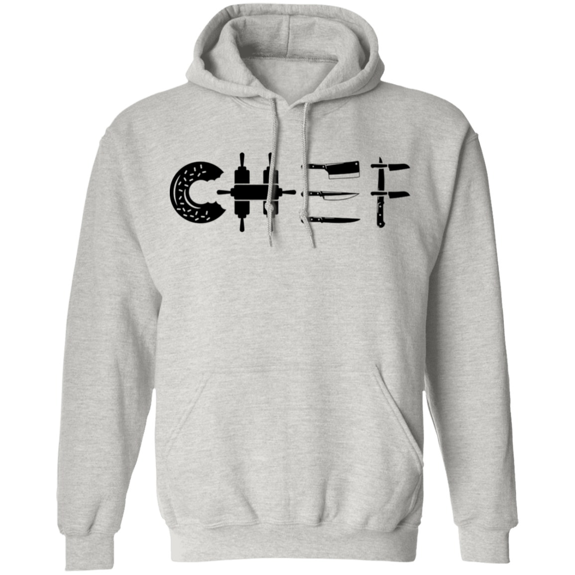 Chef Cooking Knife Pullover Hoodie