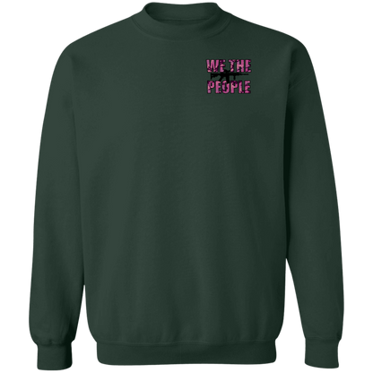 We the People United We Stand Double Sided Crewneck Sweatshirt