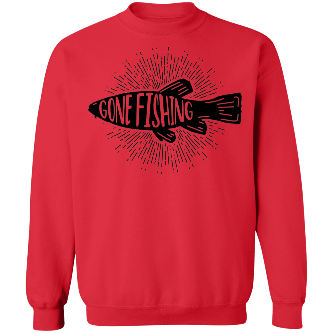 Gone Fishing Crewneck Sweatshirt