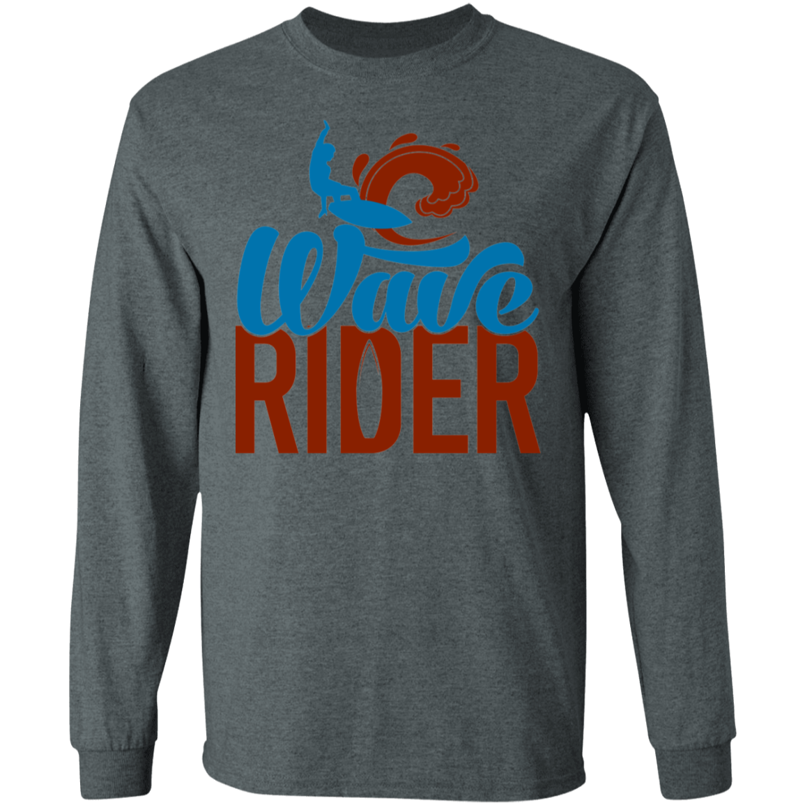 Wave Rider Surfing Long Sleeve T-Shirt