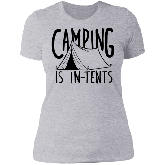 Women's Camping is In-Tents Funny T-Shirt