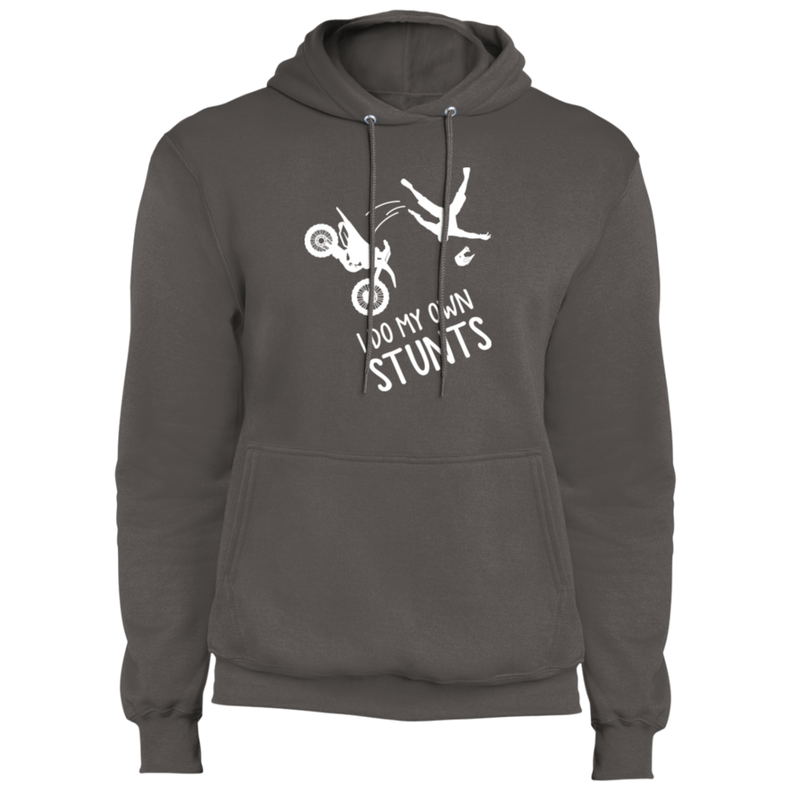 I Do My Own Stunts Funny Dirt Bike Pullover Hoodie