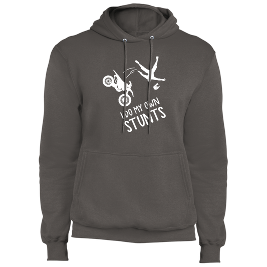 I Do My Own Stunts Funny Dirt Bike Pullover Hoodie