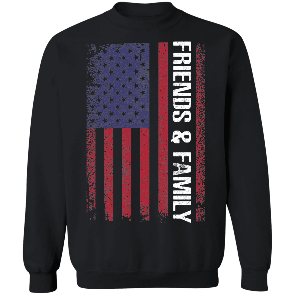 Friends & Family American Flag Crewneck Sweatshirt
