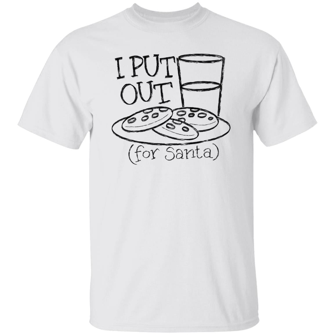I Put Out For Santa Funny Christmas T-Shirt