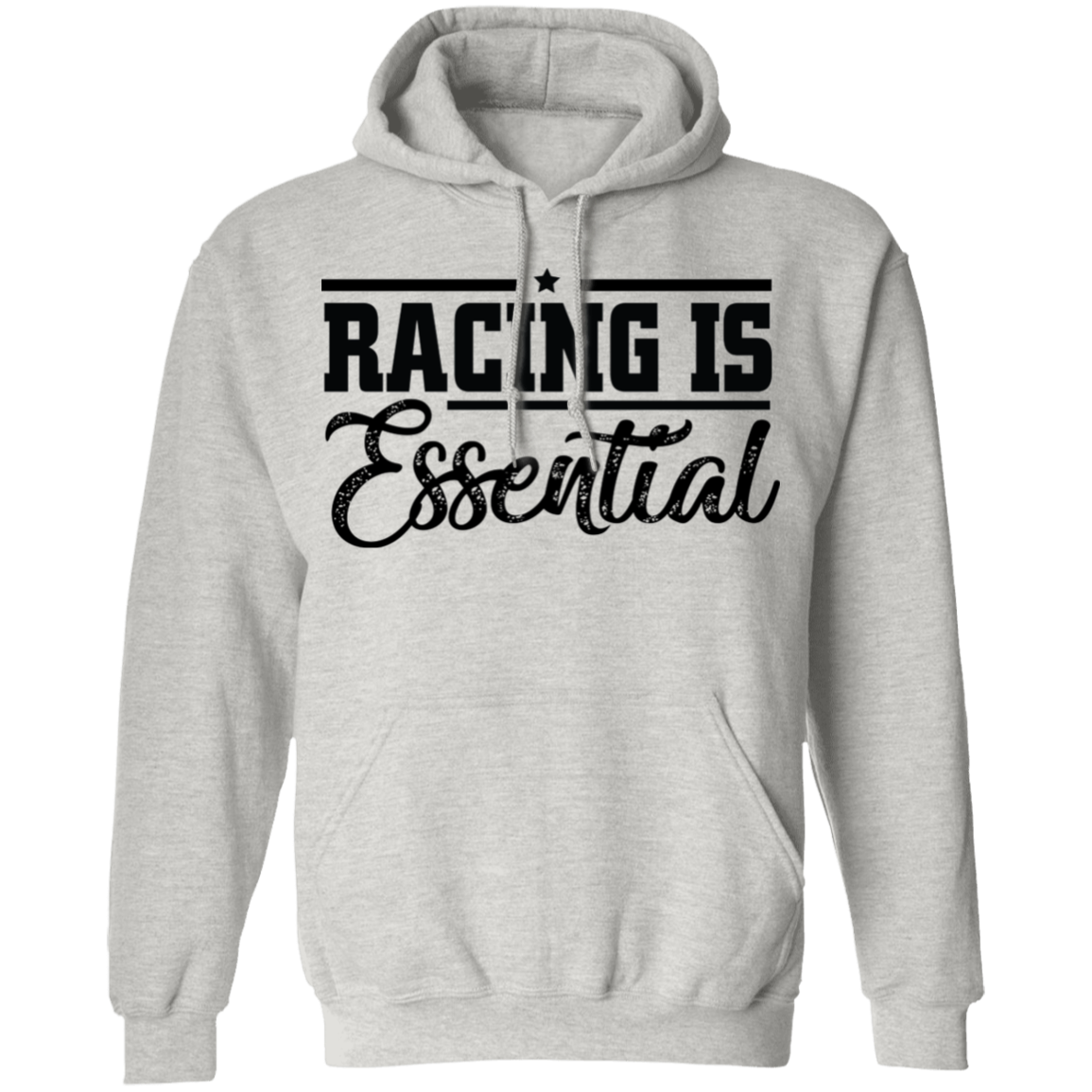 Racing Is Essential Racing Gapped Turbo Boosted Pullover Hoodie