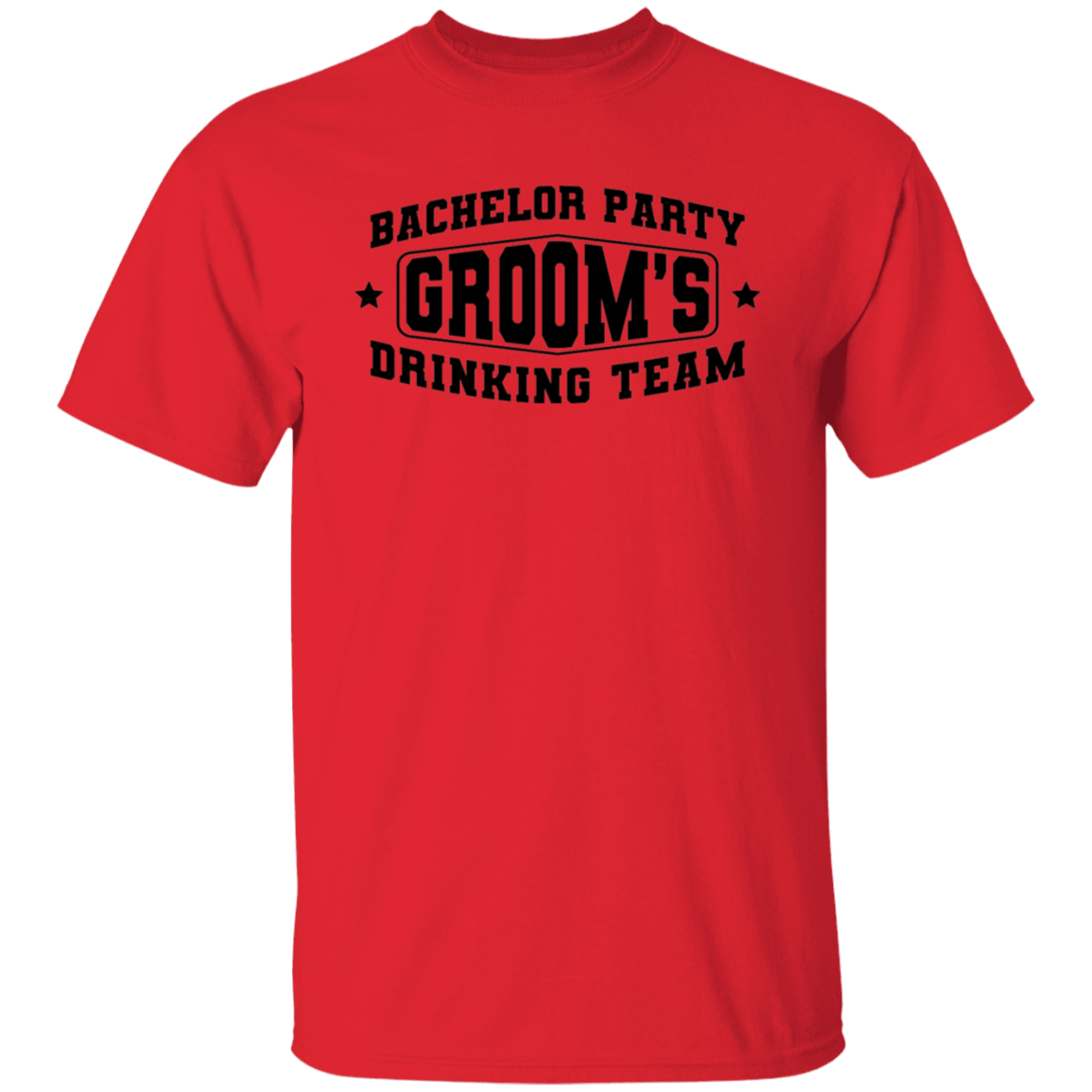 Bachelor Party Groom’s Drinking Team Funny T-Shirt