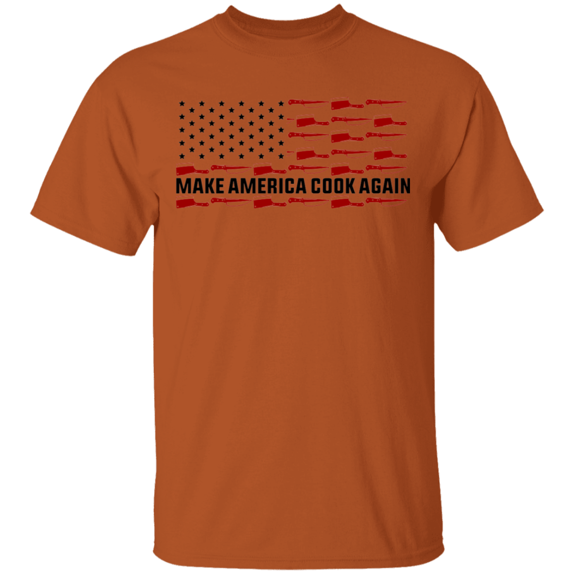 Make America Cook Again American Flag Chef T-Shirt