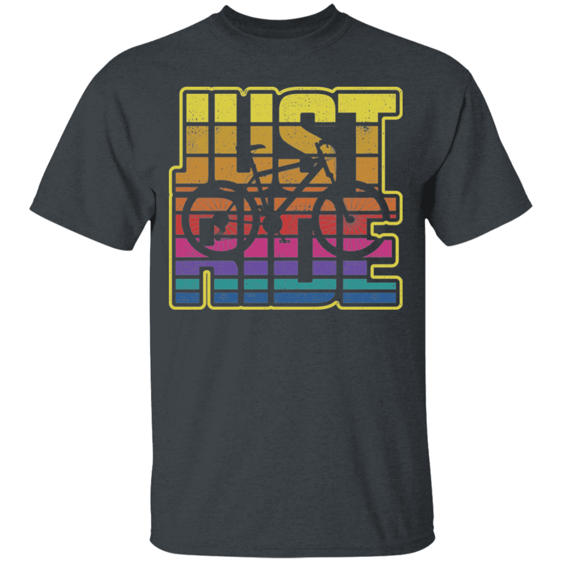 Just Ride Biking Mountain Bike Youth T-Shirt