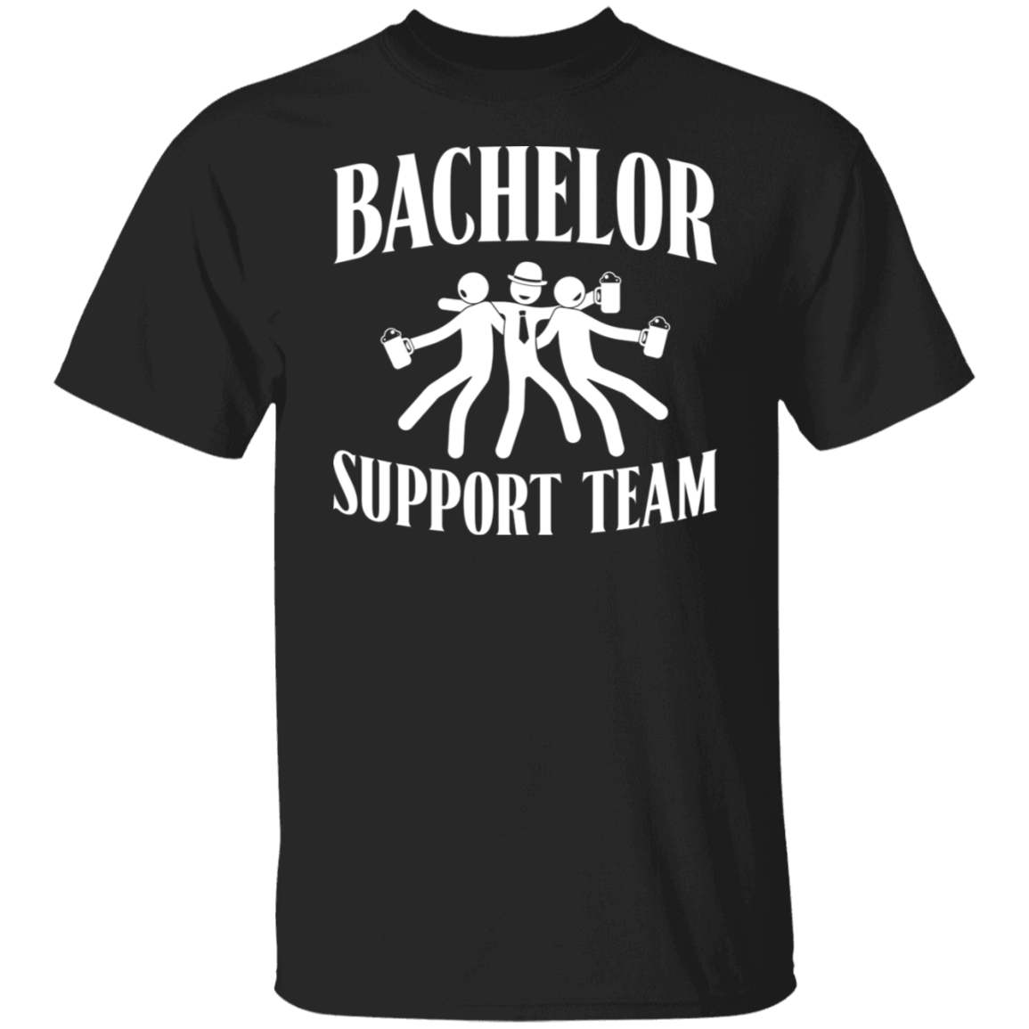 Bachelor Party Funny Support Team T-Shirt