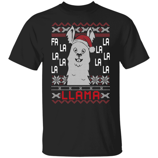 Fa La La LLama Ugly Christmas Party T-Shirt