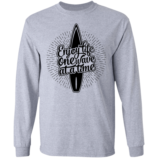 Enjoy Life One Wave At A Time Long Sleeve T-Shirt