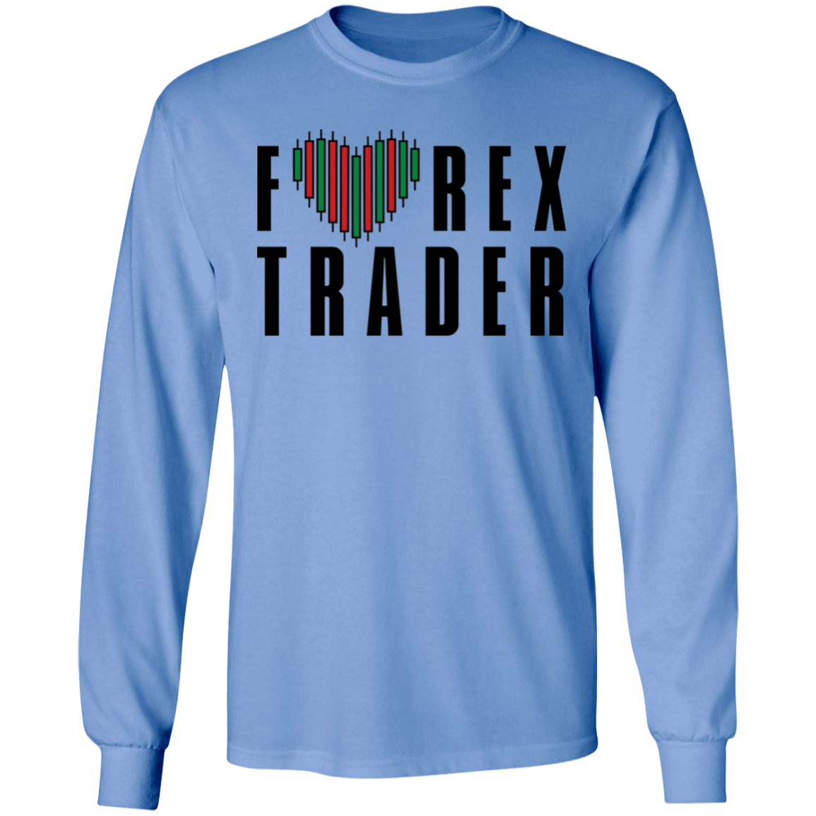 Forex Trader Technical Analysis Long Sleeve T-Shirt