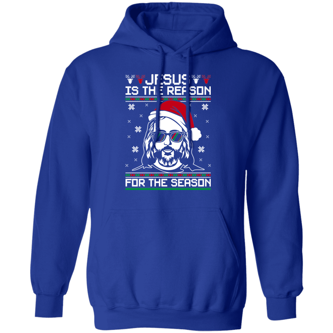 Jesus Is the Reason For The Season Ugly Christmas Party Pullover Hoodie