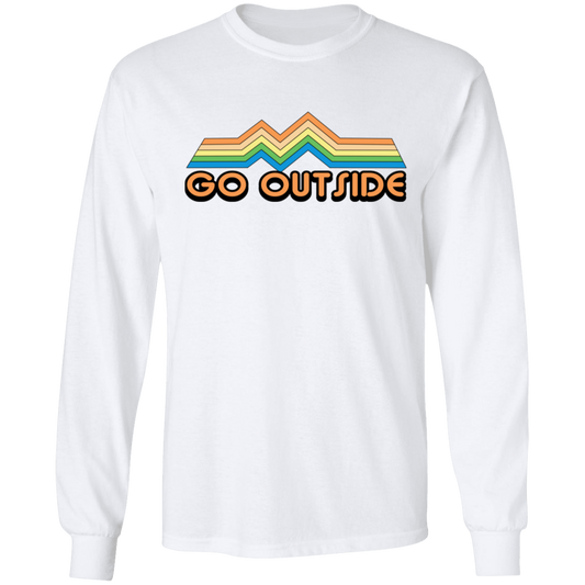 Go Outside Camping Nature Bright Long Sleeve T-Shirt