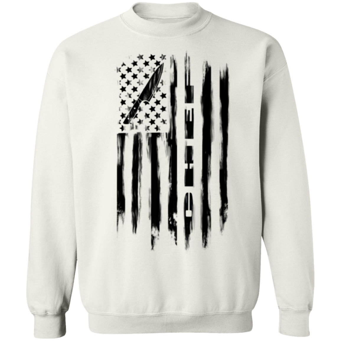 Chef Cook Culinary American Flag Crewneck Sweatshirt