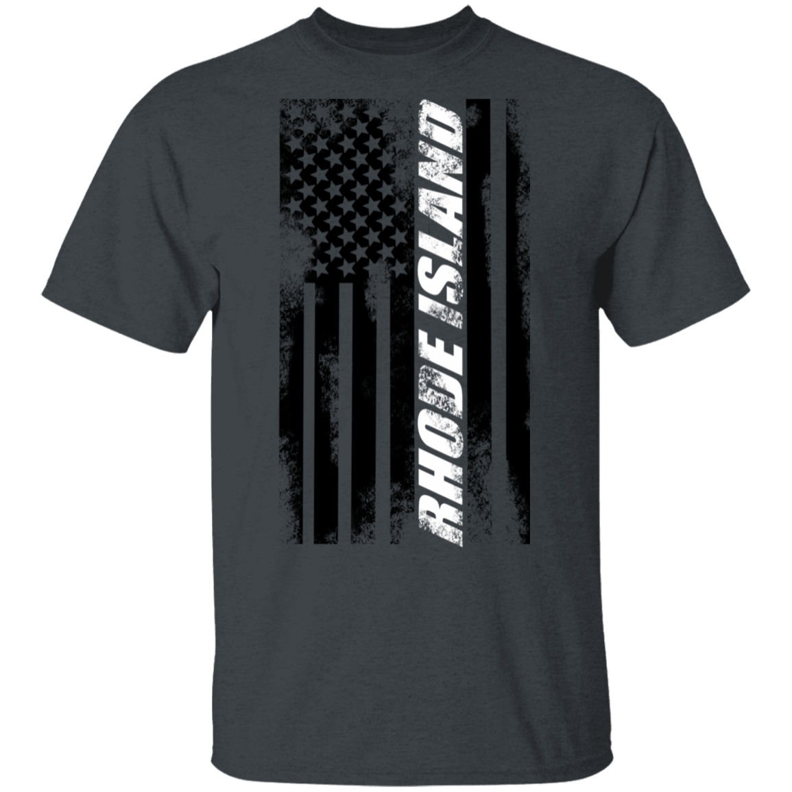 Rhode Island American Flag T-Shirt
