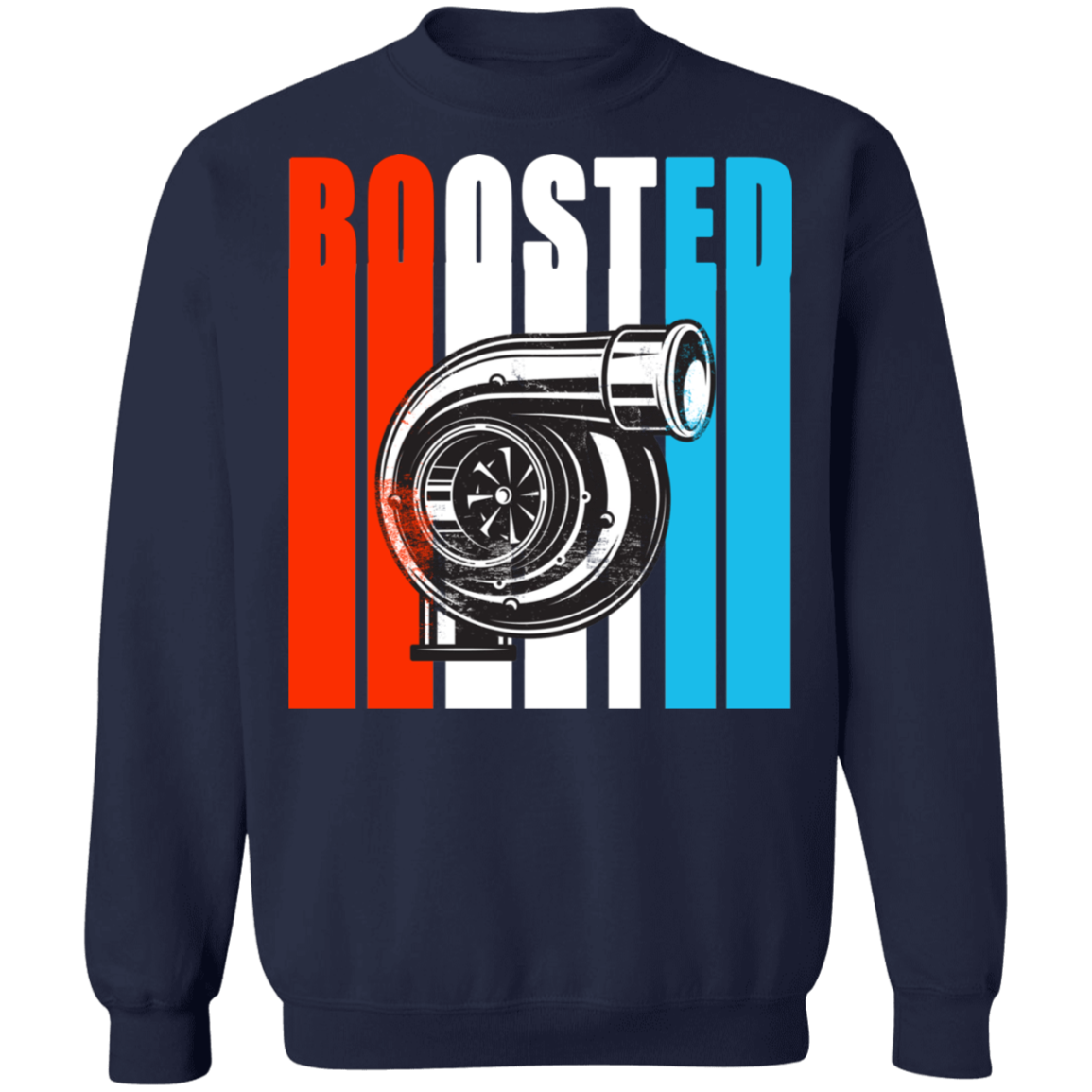 Boosted3 Boosted Turbo Racing Gapped Crewneck Sweatshirt