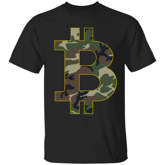 Camo Bitcoin Hodl Cryptocurrency BTC T-Shirt