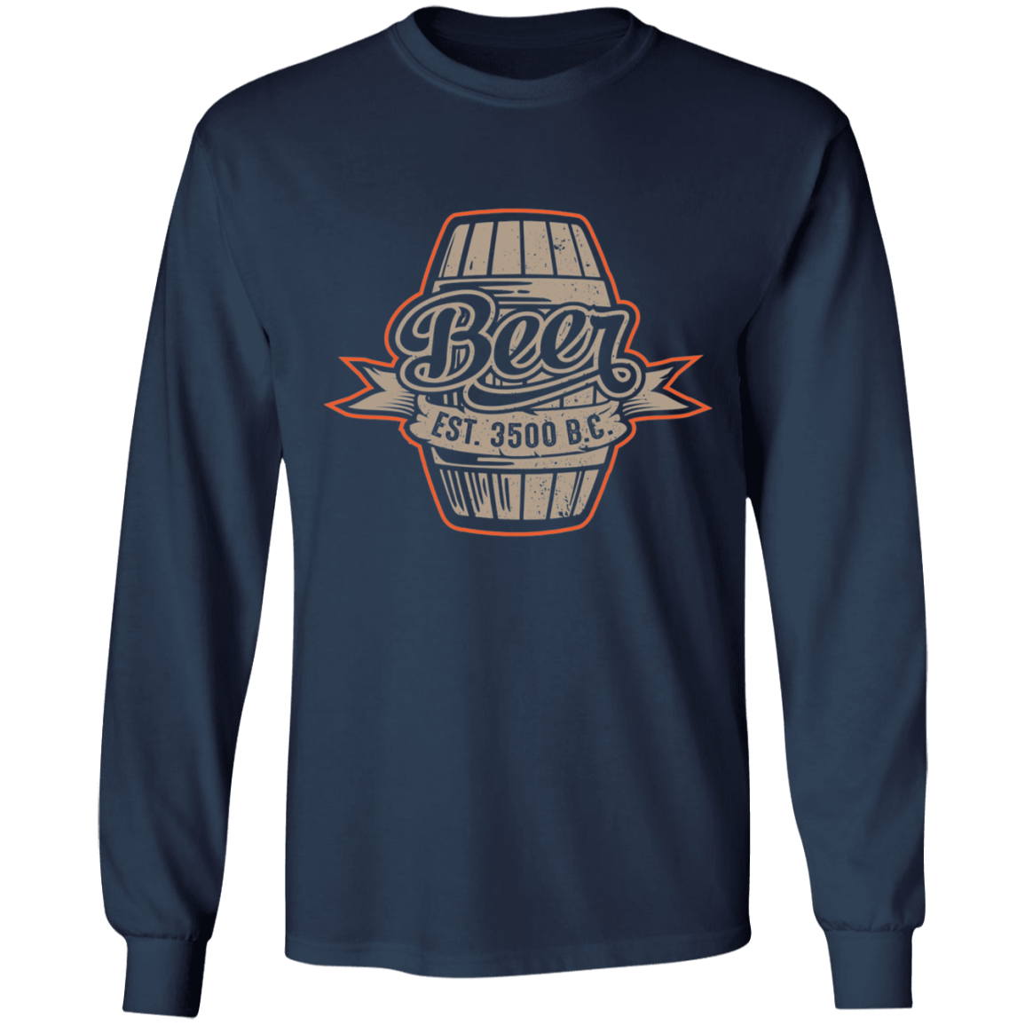 Beer EST 3500 B.C. Long Sleeve T-Shirt