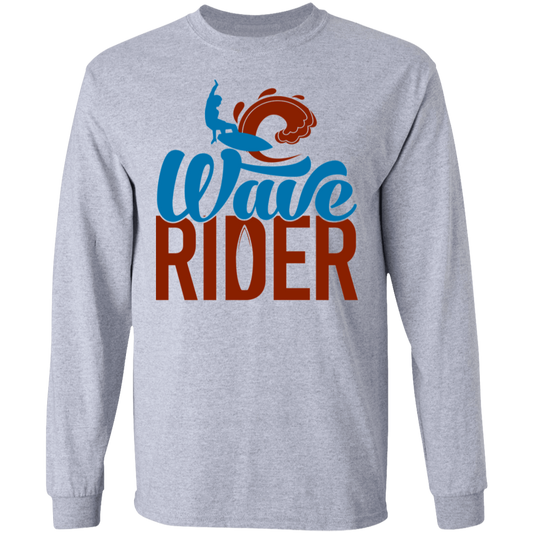 Wave Rider Surfing Long Sleeve T-Shirt