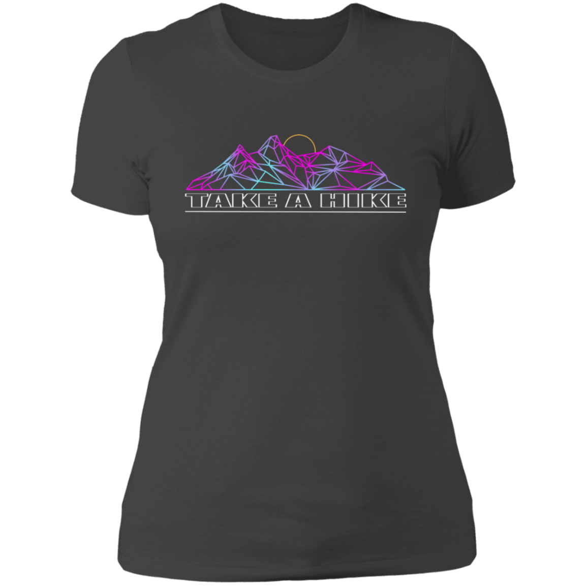 Women's Take a Hike Abstract Camping Nature T-Shirt