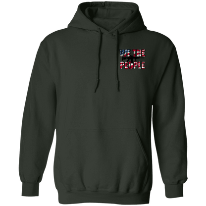 We the People American Bald Eagle 1776 Double Sided Pullover Hoodie