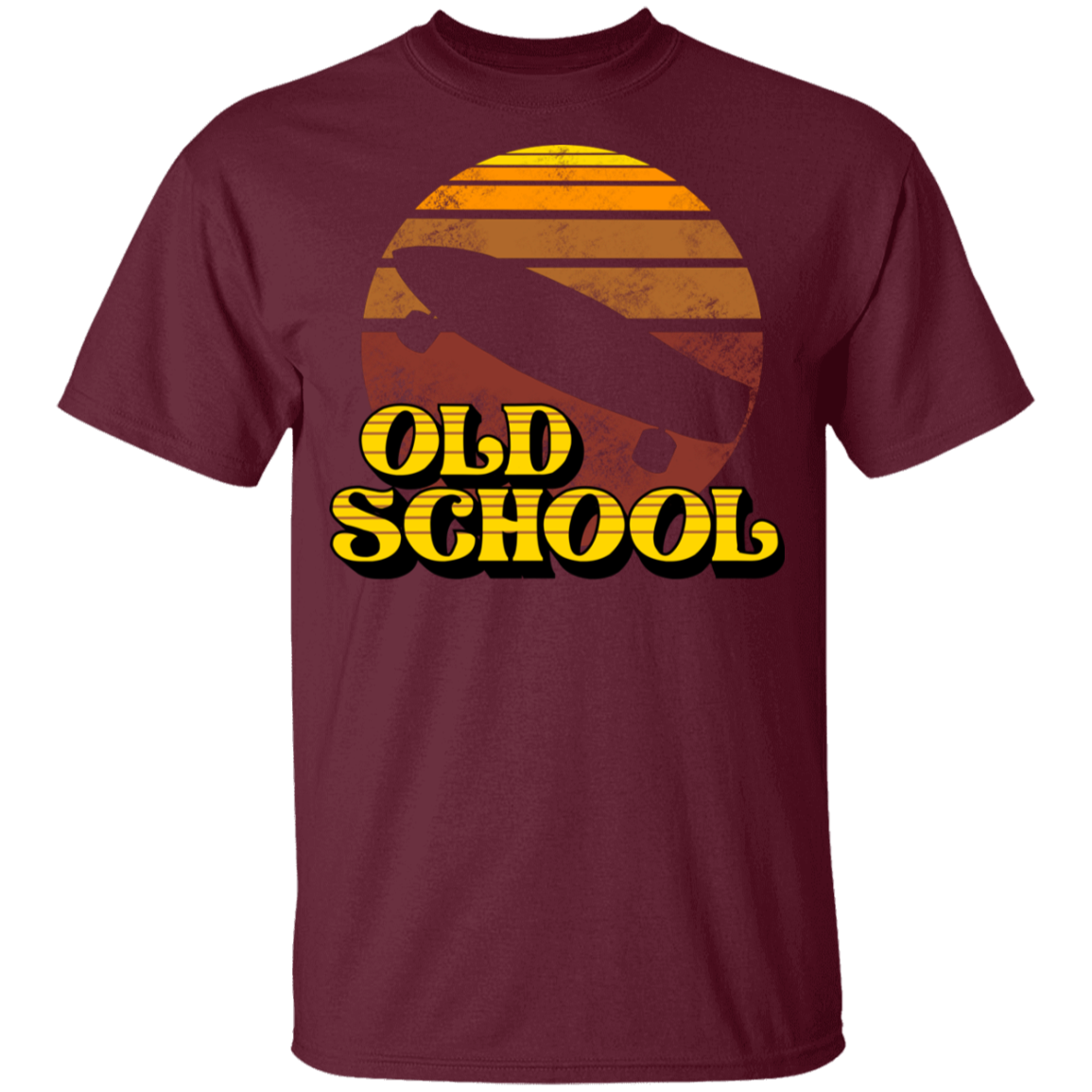 Old School Skateboard Short Board Long Board Youth T-Shirt
