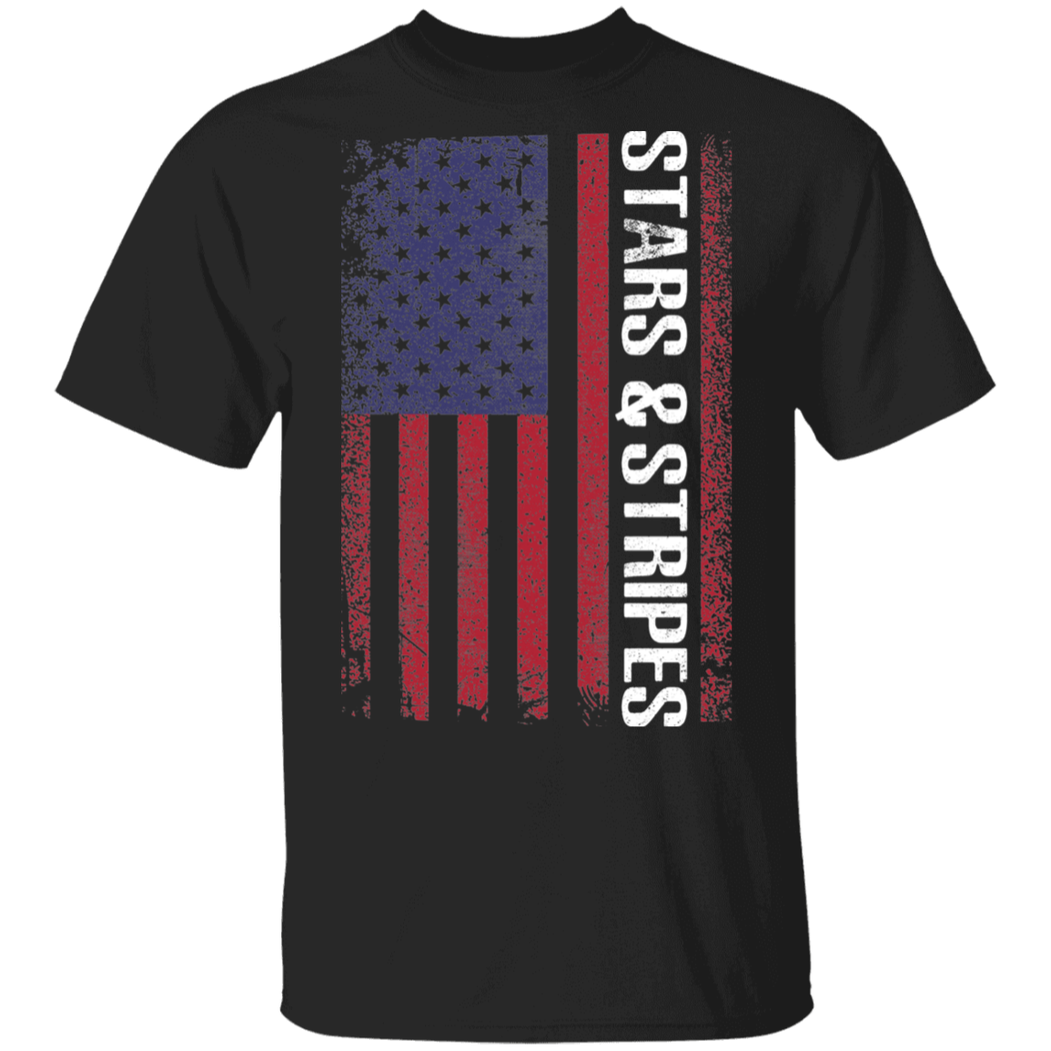 Stars & Stripes American Flag USA T-Shirt