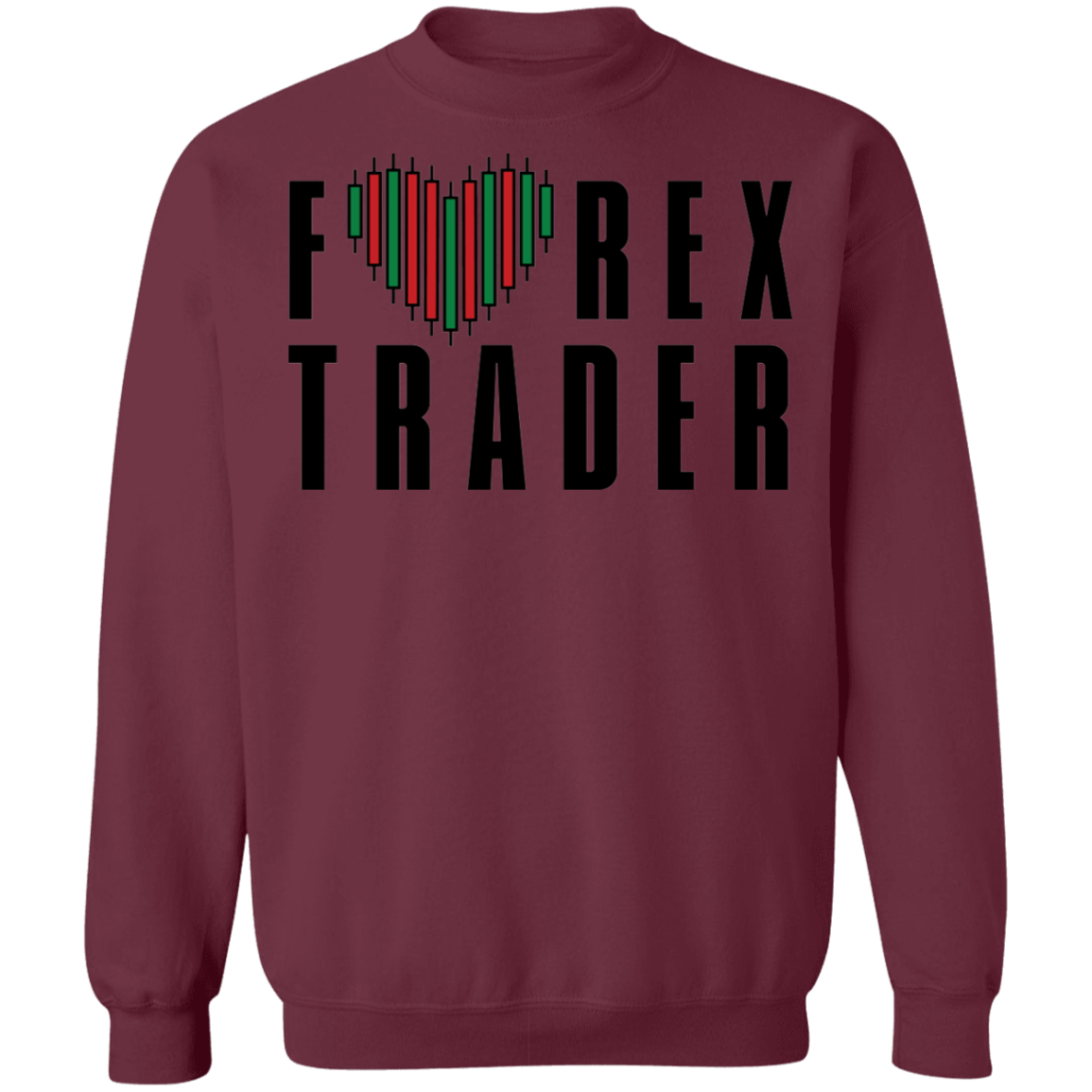 Forex Trader Trading Technical Analysis Crewneck Sweatshirt