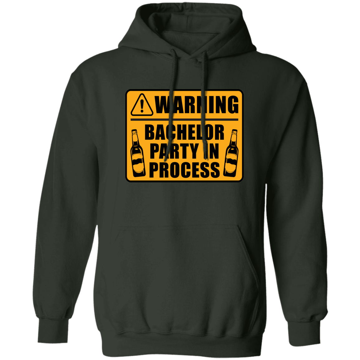 Funny Warning Bachelor Party In Process Hoodie