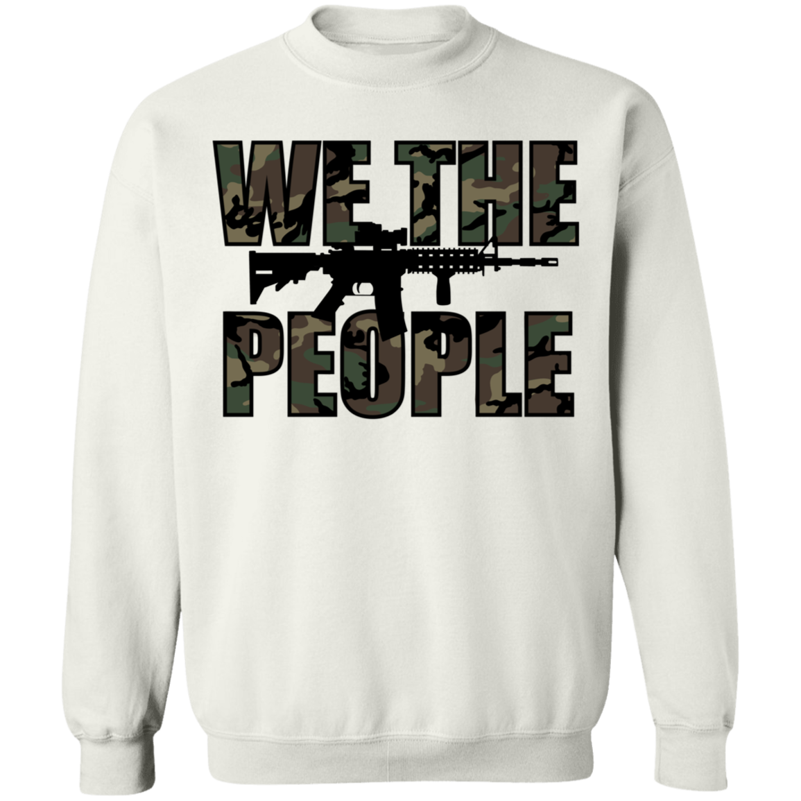 We The People Camouflage Crewneck Sweatshirt