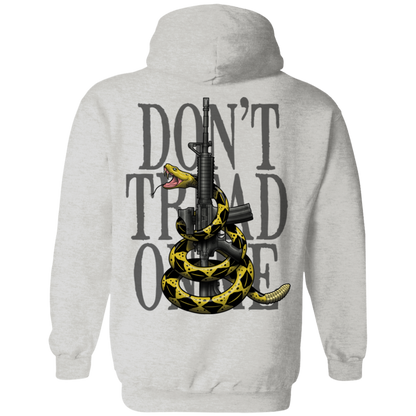 We the People Don't Tread on Me Gadsden Flag Double Sided Pullover Hoodie