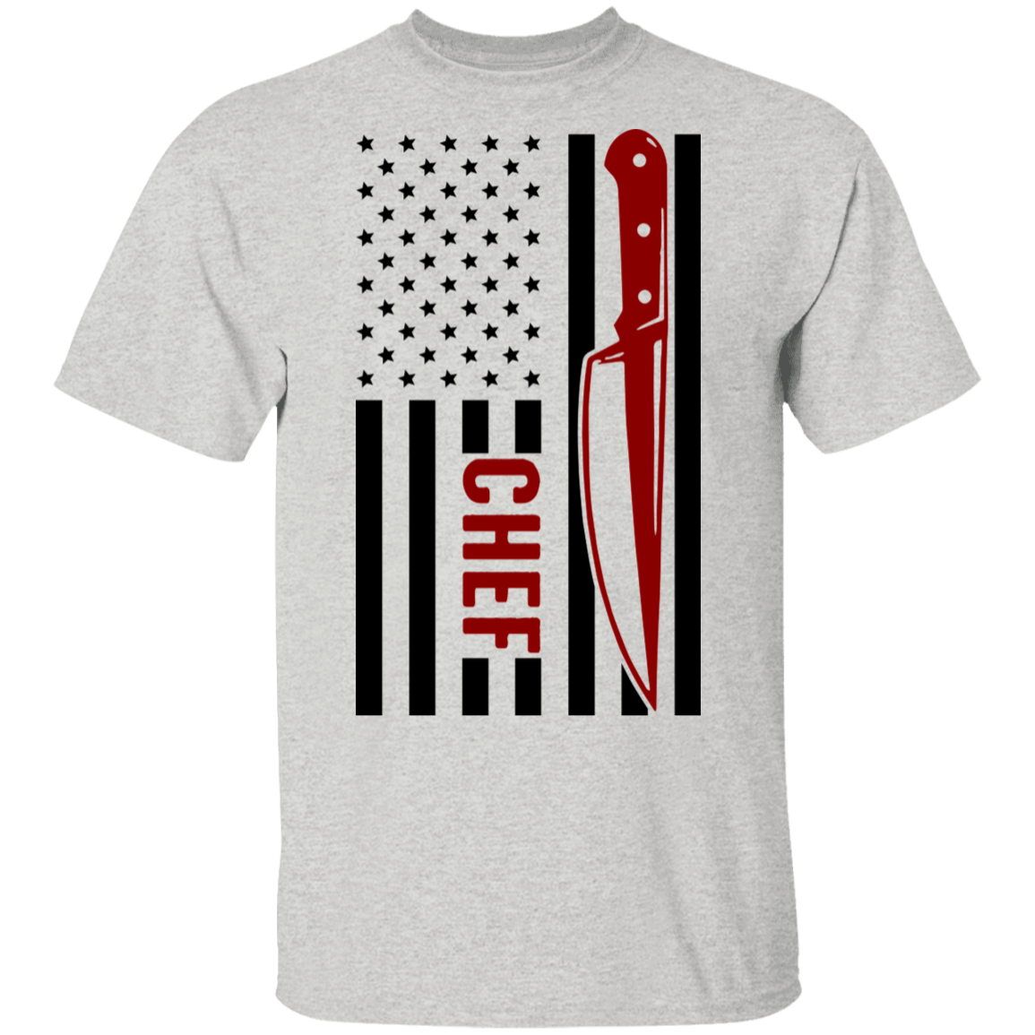 Chef American Flag Cooking T-Shirt