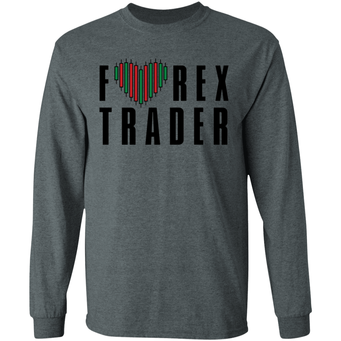 Forex Trader Technical Analysis Long Sleeve T-Shirt