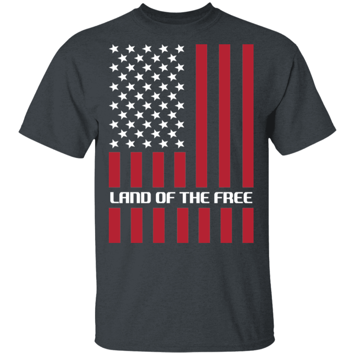 Land of the Free American Flag USA T-Shirt