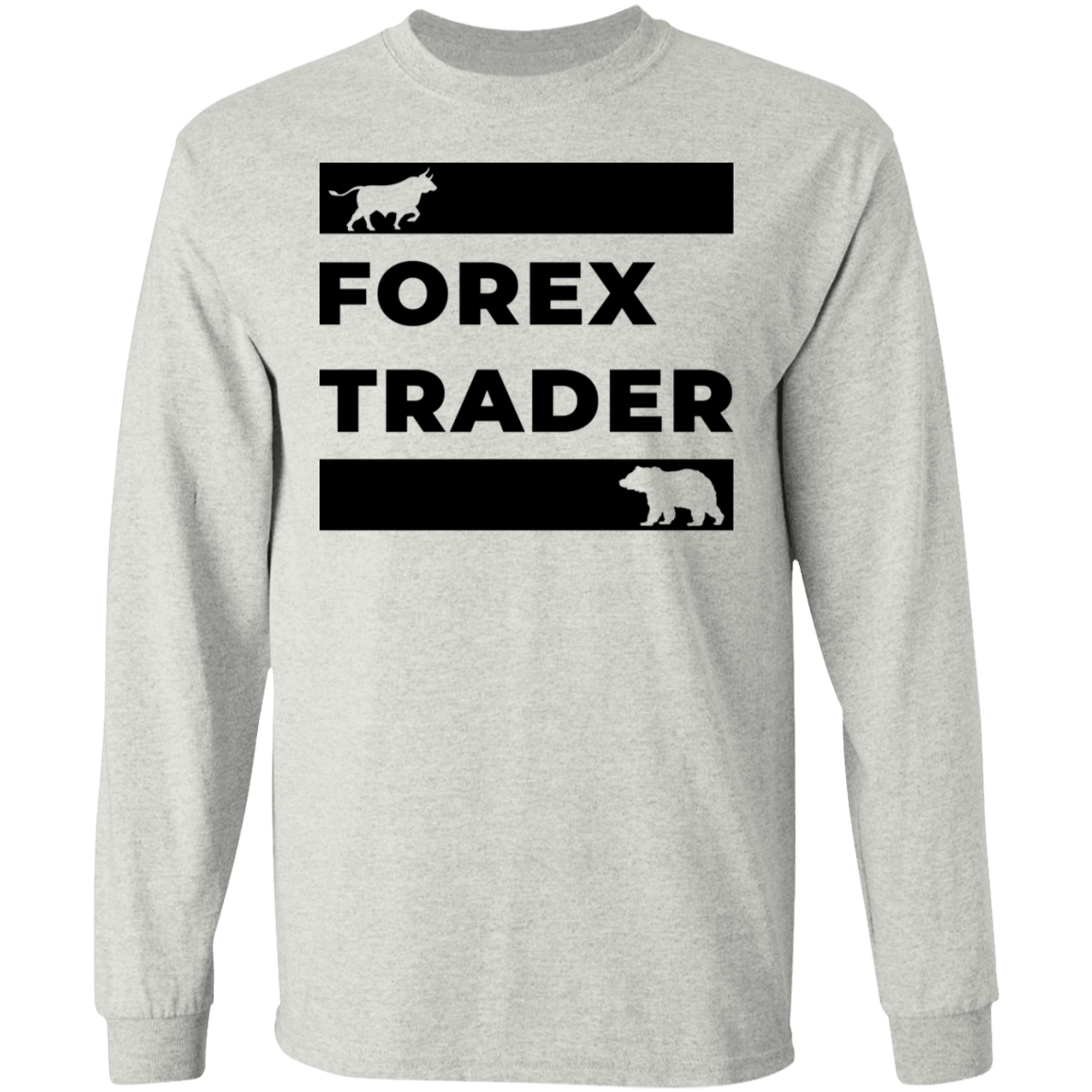 Forex Trader Trading Technical Analysis Long Sleeve T-Shirt